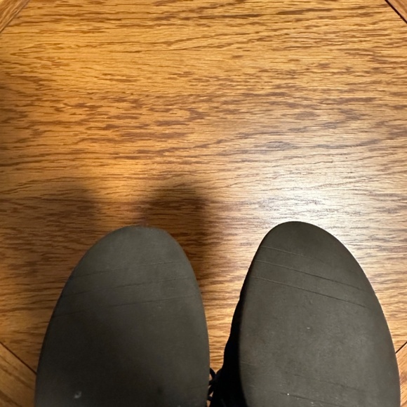 *G.H. BASS & CO.* Dark Blue Suede Booties Size 5.5 - Picture 6 of 8